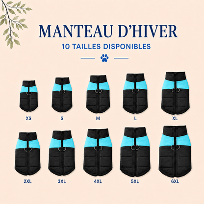 Manteau d'Hiver pour Chien | Imperméable et Coupe-Vent