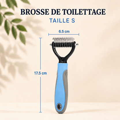 Peigne Démêloir Coupe-Nœuds Chien et Chat | Acier Inox