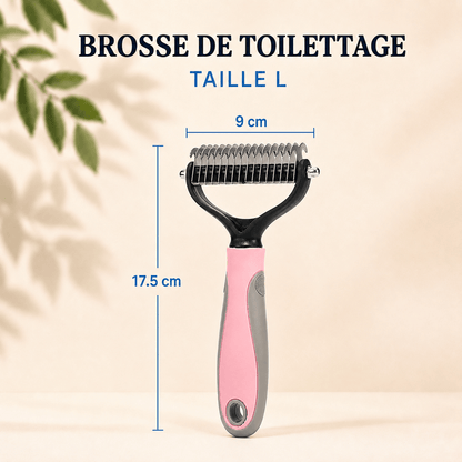 Peigne Démêloir Coupe-Nœuds Chien et Chat | Acier Inox