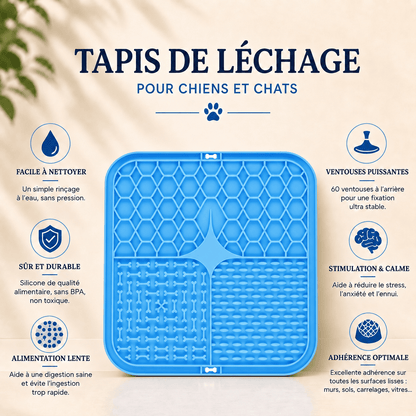 Tapis de Léchage pour Chien | Anti-Stress et Occupation